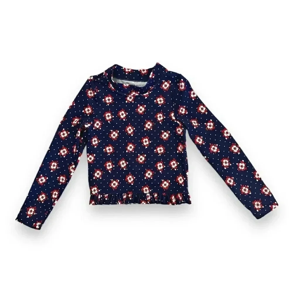 Janie & Jack | Floral Ruffled Rash Guard (4) 🌹